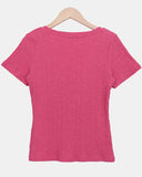 Pton Deep V-Neck Short Sleeve T-shirt