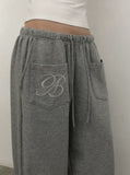 [MADE] Kirin am Lettering String Wide Training Pants