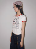 BOOM RINGER CROP T