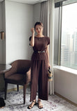 Mier Banding Wide Pants