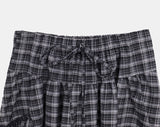 Beon Check Long Skirt
