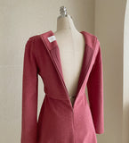 Ennis Shirring Wool Tweed One Piece