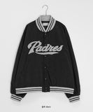 [unisex] Toemin Nylon Over Varsity Jumper