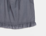 Veru Dot Frill See-through Sleeveless Layered One Piece