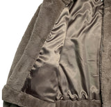 Jad mink fur zip-up