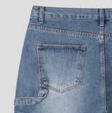 Pete Stopper Wide Denim Cargo Pants