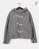 Zelga Fluffy Duffle Hood Short Jacket