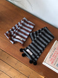 [BAONHAUS] Temdi Stripe Pom-Pom Muffler
