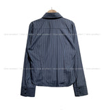 Geek Chic Big Collar Stripe Shirt
