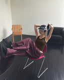 Lilje Surgery Tassel Round Ribbed Sleeveless