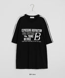 [unisex] Jizen track color matching printing over short sleeve tee