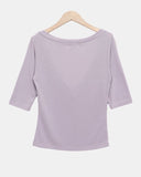 Felon Deep V-Neck Three Quarter T-Shirt