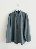 DISCERNENTs 4season Oversized Cotton Shirt - Bio-Washing