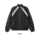 Stung Leather Track Balloon Zip-Up