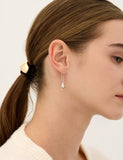 Champagne Moon Dew Drop Silver Darling Earrings