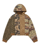 Camouflage Zip-Up Hooded Jacket