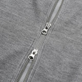 Vieron side knit zip-up