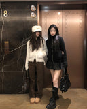 [MADE] Yura Two-Way High Neck Knit Zip-Up