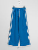 Pulende Line Color Matching Track Banding Wide Pants