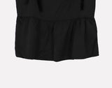 Nubin velvet ribbon sleeveless blouse