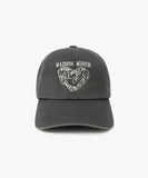 DOODLE HEART VINTAGE WASHED BALL CAP