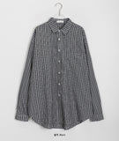 [unisex] Itchoy Color Check Over Shirt