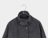 Foru High Neck Turtleneck Midi Coat