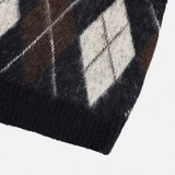 Cood Argyle Mohair Cardigan