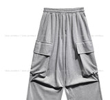 Hack Wide Big Pocket Sweat Cargo Pants