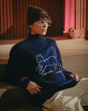 Different Knit Half Zip-up
