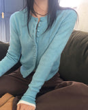 Poan Bean Button Knit Cardigan