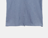 Shukong Check Short Sleeve Blouse