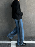 Oil Washed Wide Denim