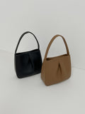 Pintuck Square Handbag