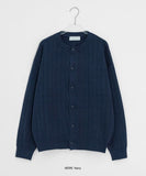 [Unisex] Dentron Rib Over Round Knit Cardigan