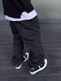 Shirring Street Polyester Pants
