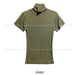 [U-BASIC] Jelly Ribbed Slim Short Polar Short Sleeve
