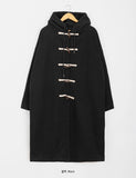 [unisex] The Hen Hooded Long Over Duffel Coat