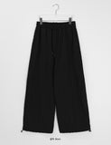 [unisex] Mekito Curved Nylon Balloon Pants