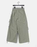 IREM Zipper String Two Way Banding Wide Cargo Pants