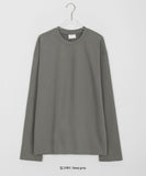 [unisex] Charing Side Slit Over Long Sleeve Tee