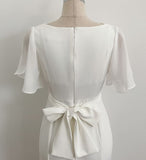 Andeu Cowl Neck Ruffle Mermaid Long One Piece