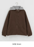 Kenk Layered Over Hood Blouson Jumper