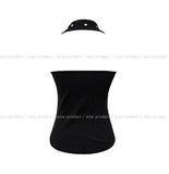 Tishy Eyelet Strap Halter Sleeveless