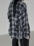 Gingham Overfit Check Shirt
