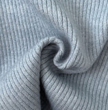 Fake Layered High-Neck Layered Knit Set-Up