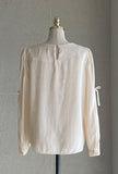 Lyle Ribbon Shirring Blouse