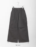 [BAON] Hipau Cotton Pintuck Pants