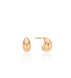 H Edition Silver Off-Drop Hoop Earrings
