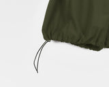 Ct Side Snap Button Nylon Half-Length Bermuda Pants